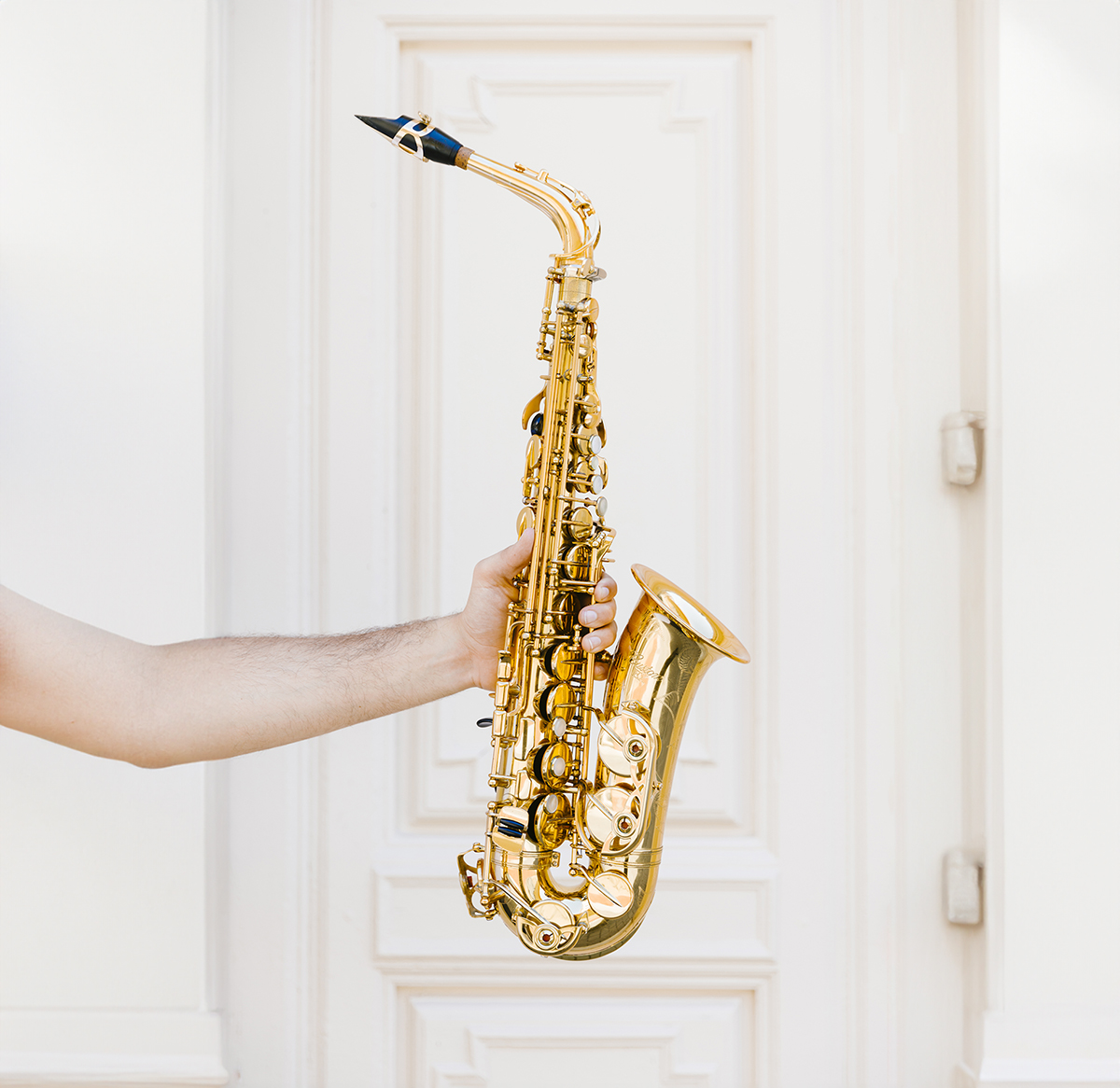 Saxofón dorado